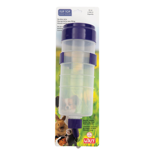 Lixit Glass Bird Water Bottle 16 oz 5/16 in Tube GB16S