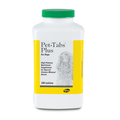 Pet-Tabs Plus Supplement for Dogs 180 Count
