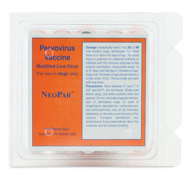 NeoPar® Parvo Vaccine for Dogs, 25x1 dose