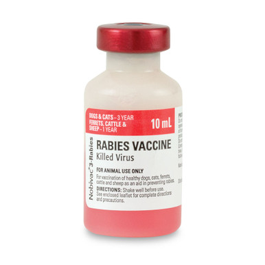 Nobivac 3-Rabies, 10 dose vial