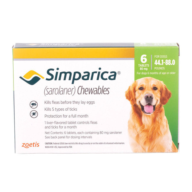 Dog flea hot sale treatment simparica