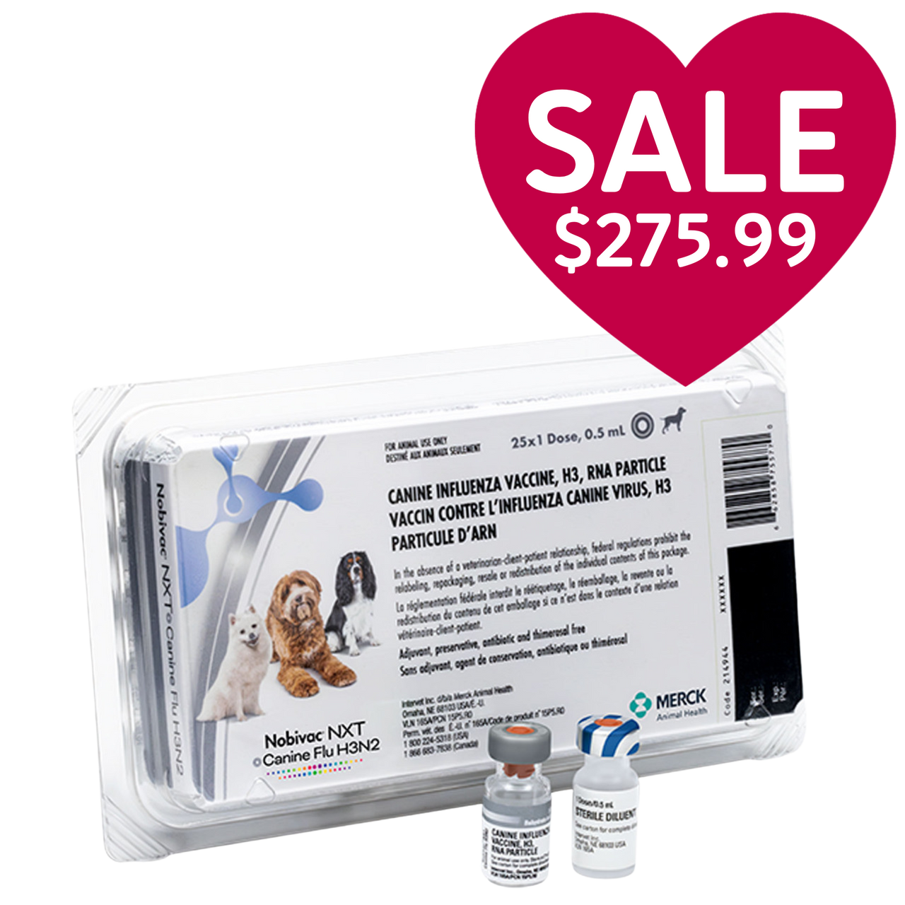 Nobivac NXT Canine Flu H3N2 | Revival Animal Health