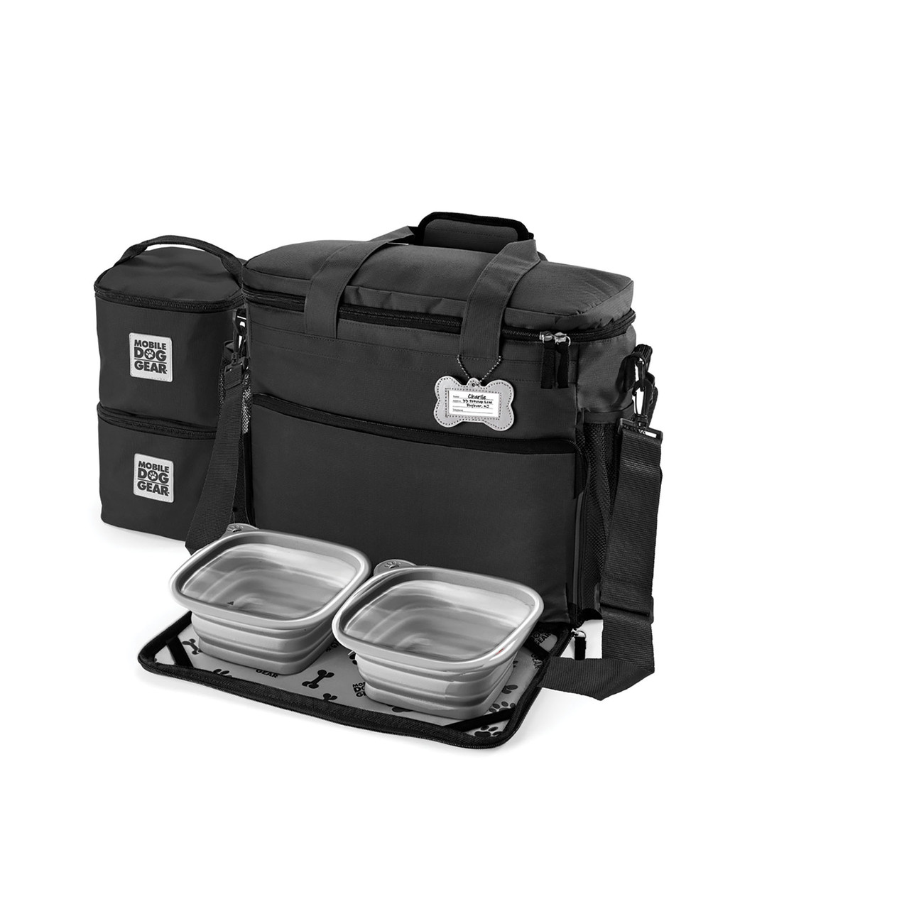 dog travel bag week away tote Pet Supplies : Mobile Gear Airline Approved Dog (15"x7"x14", Blue) It comes with two lined carriers for food or treats The Destination Tote in Navy