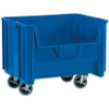 19 7/8 x 15 1/4 x 12 7/16" Blue Mobile Giant Stackable Bins (Case of 3)