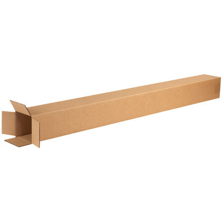 4 x 4 x 48" Tall Corrugated Boxes (Bundle of 25)