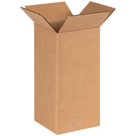6 x 6 x 12" Tall Corrugated Boxes (Bundle of 25)