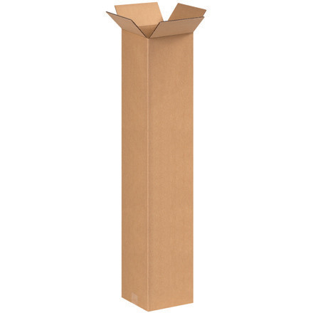 8 x 8 x 40" Tall Corrugated Boxes (Bundle of 20)