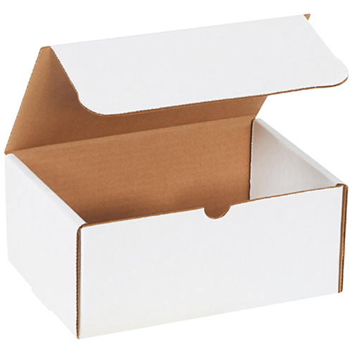 9 x 6 1/4 x 4" White Literature Mailers (Bundle of 50)
