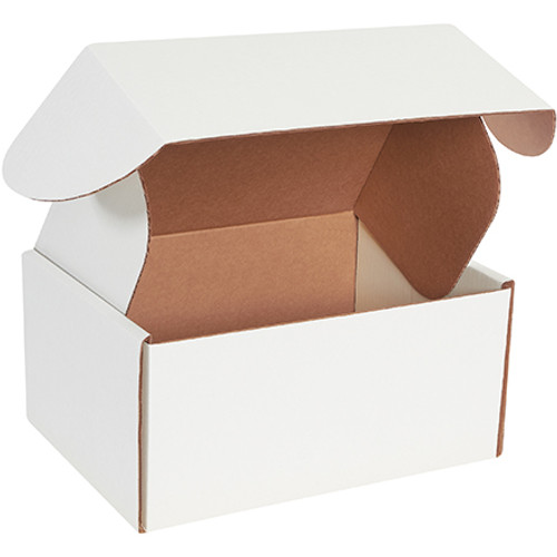 12 1/8 x 9 1/4 x 6" White Deluxe Literature Mailers (Bundle of 50)