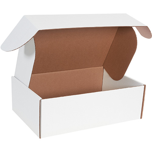 18 x 12 x 6" White Deluxe Literature Mailer (Bundle of 25)
