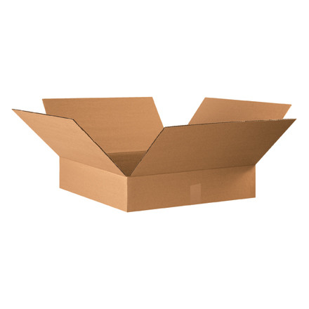22 x 22 x 4" Flat Corrugated Boxes (Bundle of 10)