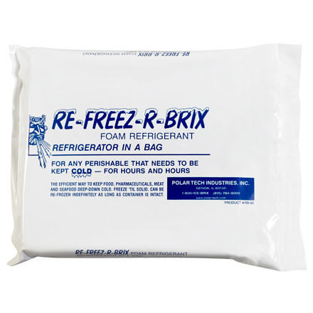 9 x 8 x 1 1/2" Re-Freez-R-Brix Cold Bricks (Case of 6)