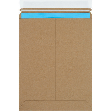 9" x 11 ½” Kraft Self-Seal Stayflats Plus Mailers (100-Pack)