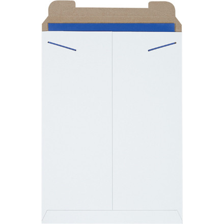 13 x 18" White Stayflats Mailers (100-Pack)