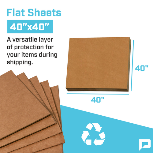 40 x 40" Corrugated Sheets (Bundle of 5)