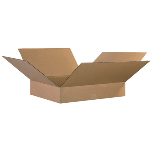 26 x 17 x 5" Flat Corrugated Boxes (Bundle of 25)
