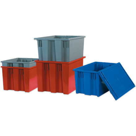 26 5/8 x 18 1/4 x 14 7/8" Stack & Nest Containers (Case of 3)