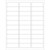 2 5/8 x 1" White Rectangle Laser Labels (25 Sheet Pack)