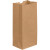 5 x 3 ¼ x 9 ¾" Kraft Grocery Bags (500-Pack)
