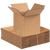 Boxes 8x8x8 inches for moving, shipping, packing, bulk pack of 25, white background