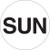 1" Circle - "SUN" (White) Days of the Week Labels (Roll of 500)