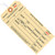 6 1/4 x 3 1/8" - (7000-7999) Inventory Tags 1 Part Stub Style #8 - Pre-Wired (Case of 1000)