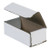 6 x 3 x 2" White Corrugated Mailers (Bundle of 50)