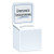10 x 10 x 9-10" White Ballot Box (Bundle of 10)