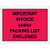 4 1/2 x 6" Red "Important Invoice and/or Packing List Enclosed" Envelopes (Case of 1000)