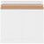 11 1/2 x 9" White Stayflats Lite Mailers (Case of 200)