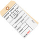 6 1/4 x 3 1/8" - (4000-4499) Inventory Tags 2 Part Carbonless # 8 (Case of 500)