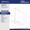 Sliding Shower Door | DreamLine Infinity-Z Spec Sheet 50-54