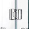 Frameless shower door hinge from DreamLine Unidoor-X