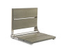 Wall Mount Folding Shower Seat | 500 lbs Capacity | Solid Color