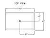 60 X 36 Curbless Shower Base | Center Drain | 3 - 5 Days to Ship