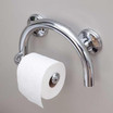 Toilet Paper Holder & Grab Bar Polished Stainless