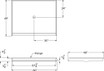 60 X 48 Inch Curbless Shower (EZA6048)