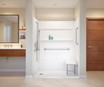 60 x 36 Shower Base & Walls | Curbless Entry | Left or Rt Drain