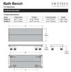 Bathtub Bench Dimensions