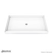 Solid Surface Shower Pan | 60 x 36 | White