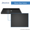 DreamLine Shower Base | 48 x 32 | Center Drain | Black