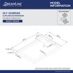 Double Threshold Shower Base | 54 x 36 | Right Drain | Biscuit