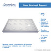 Double Threshold Shower Base | 48 x 34 | Left Drain | White