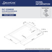 60 x 34 Shower Base | Right Drain | 4 Colors Available