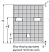 Walk in Shower 60 X 60 inch (EZA6060BF5P1.125C)