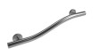 Stylish 24-inch ADA grab bar with a wave design, supporting up to 500 pounds