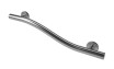 ADA Shower Grab Bar in 18 Inch Wave Style, sleek stainless steel design for enhanced bathroom safety and accessibility