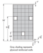 No Step Shower | 48 X 36 Shower Stall | US Made dimensions