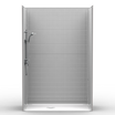 Curbless Shower Stall | 60 x 29 | Multi-Piece | 4" Real Tile