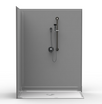 Corner Shower Stall | 60 x 36 | Multi-Piece | Barrier Free